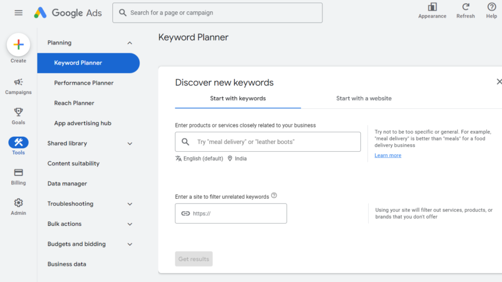 Keyword Research Tools