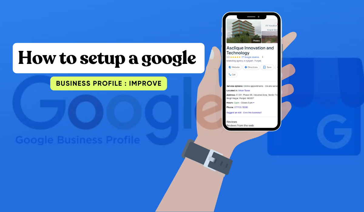 how to setup a google business profile