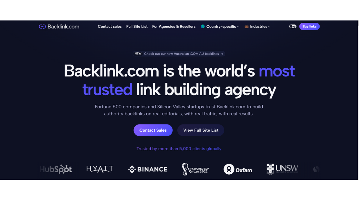 Backlink is a place to buy backlinks