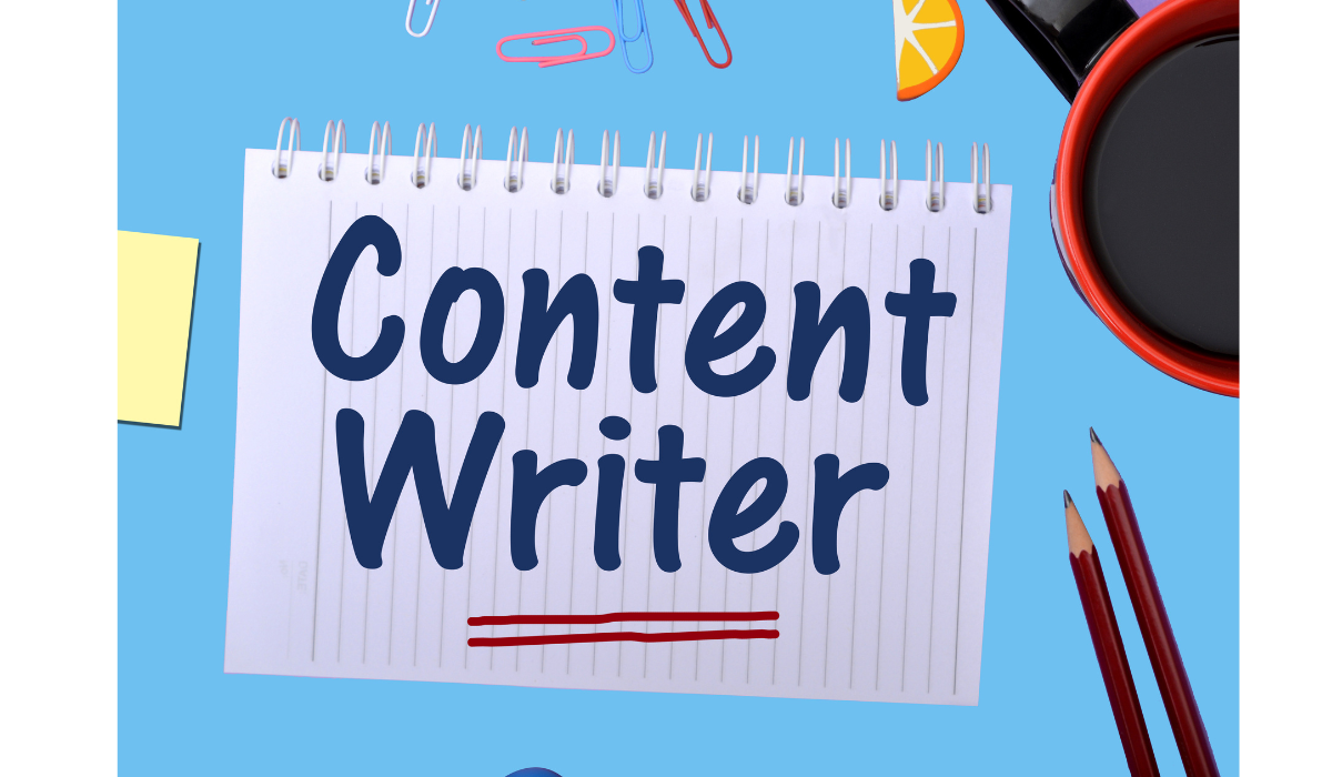 Content Writers writing and designing text for websites, blogs, social networks, e-mails and others