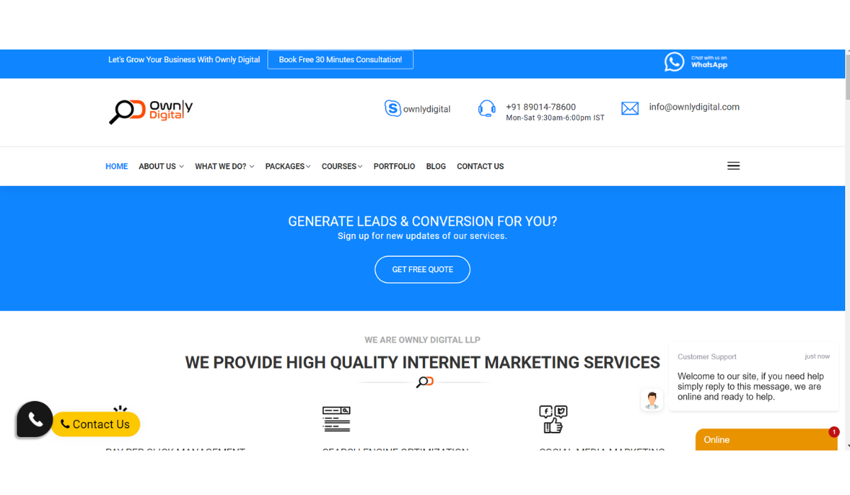 The Qwnlydigital is a digital marketing agency in Chandigarh