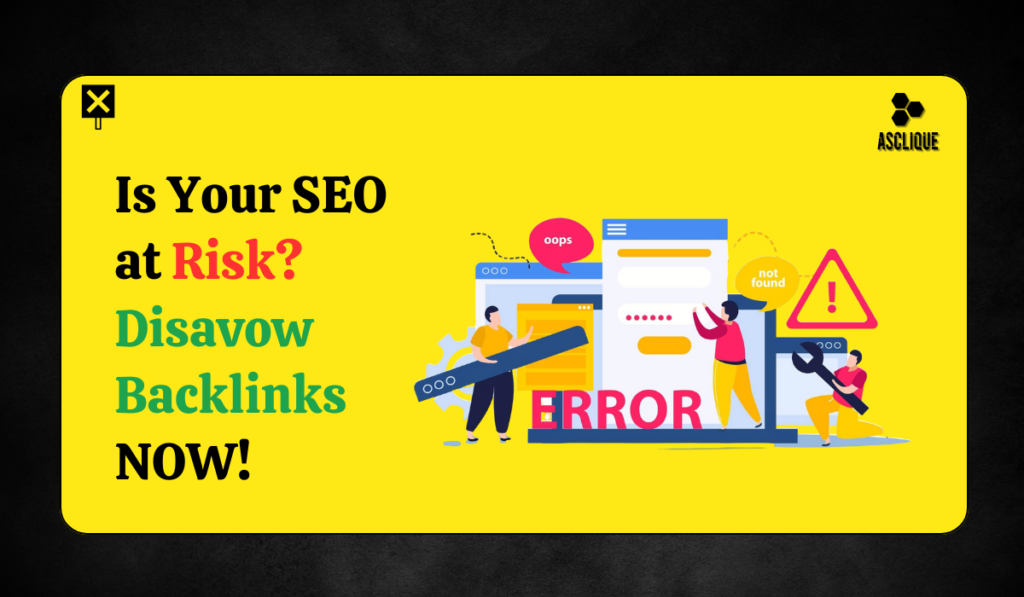 how to disavow backlinks