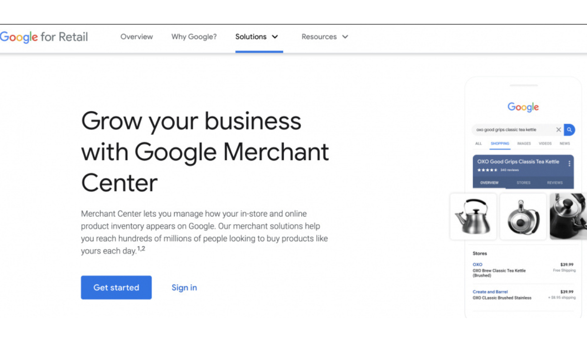  google merchant center