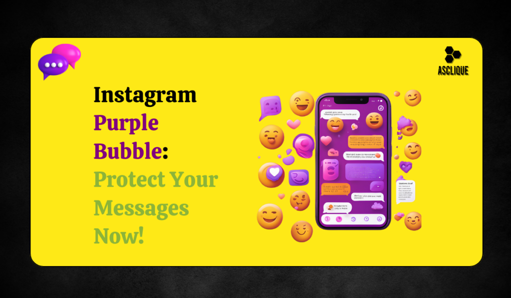 purple message bubble instagram​