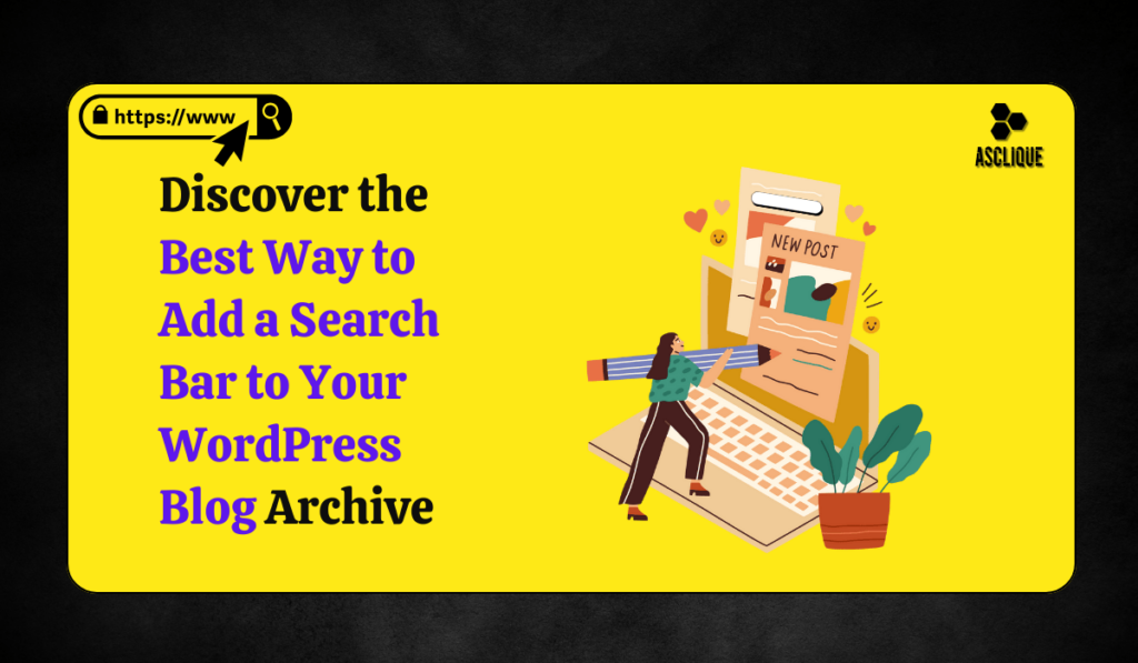 adding a search to wordpress blog archive page​