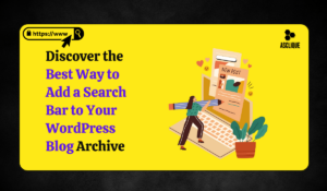 How to Add a Search Bar to Your WordPress Blog Archive?