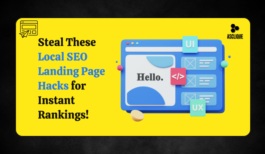 local seo landing page examples